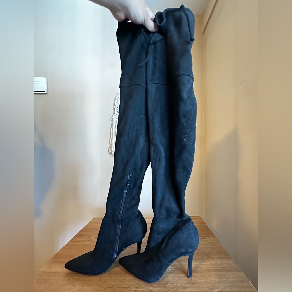 Aldo Black Over the Knee Boots
